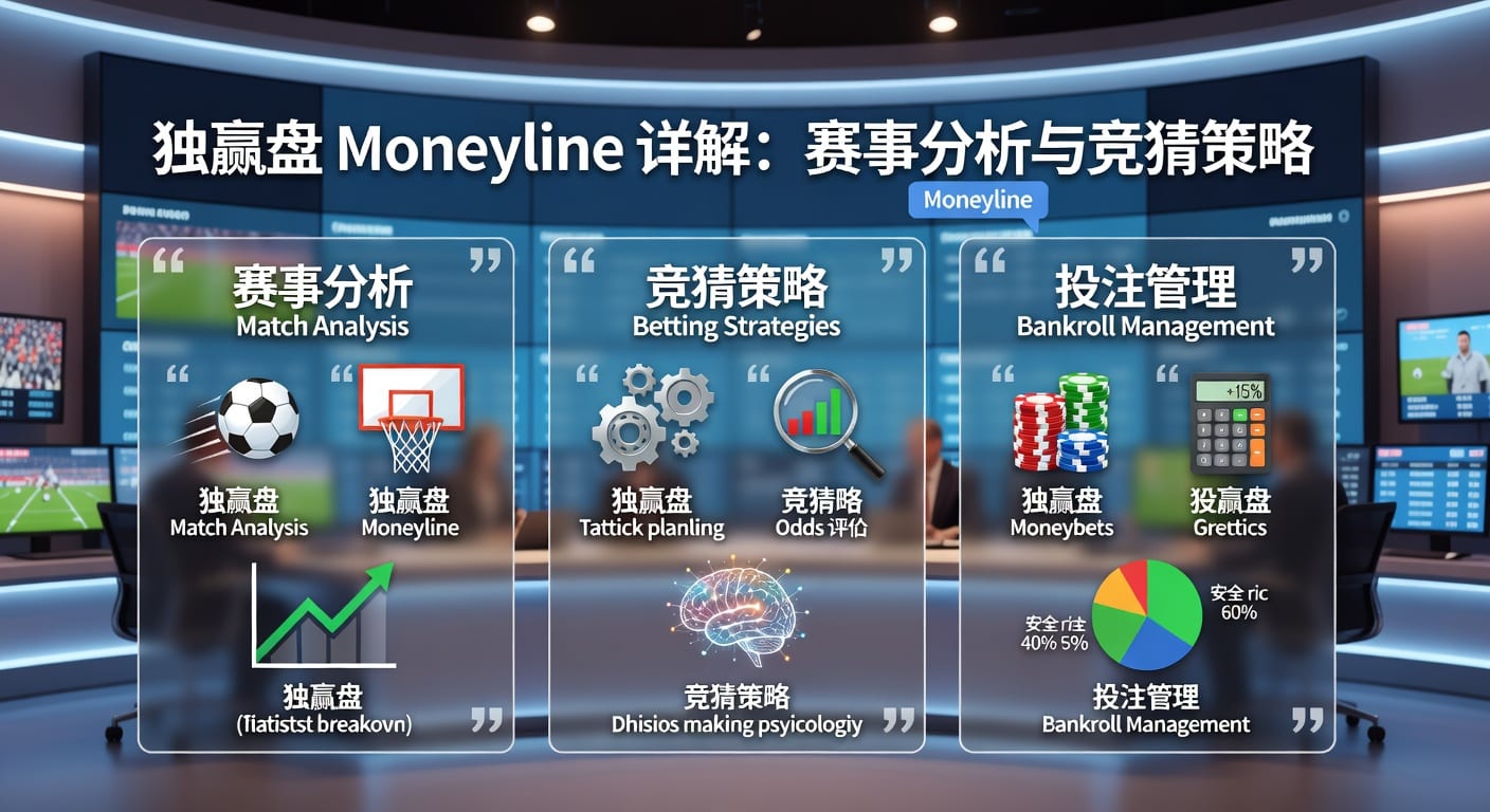 独赢盘 moneyline：投注规则、判断思路与实战框架